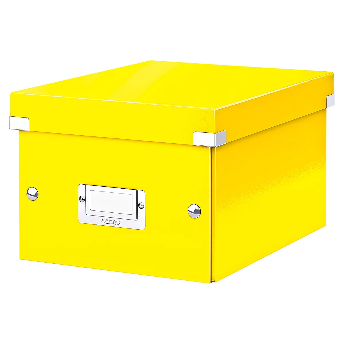 Boîte de rangement Click + Store Leitz®, en carton, pour format A5, jaune
