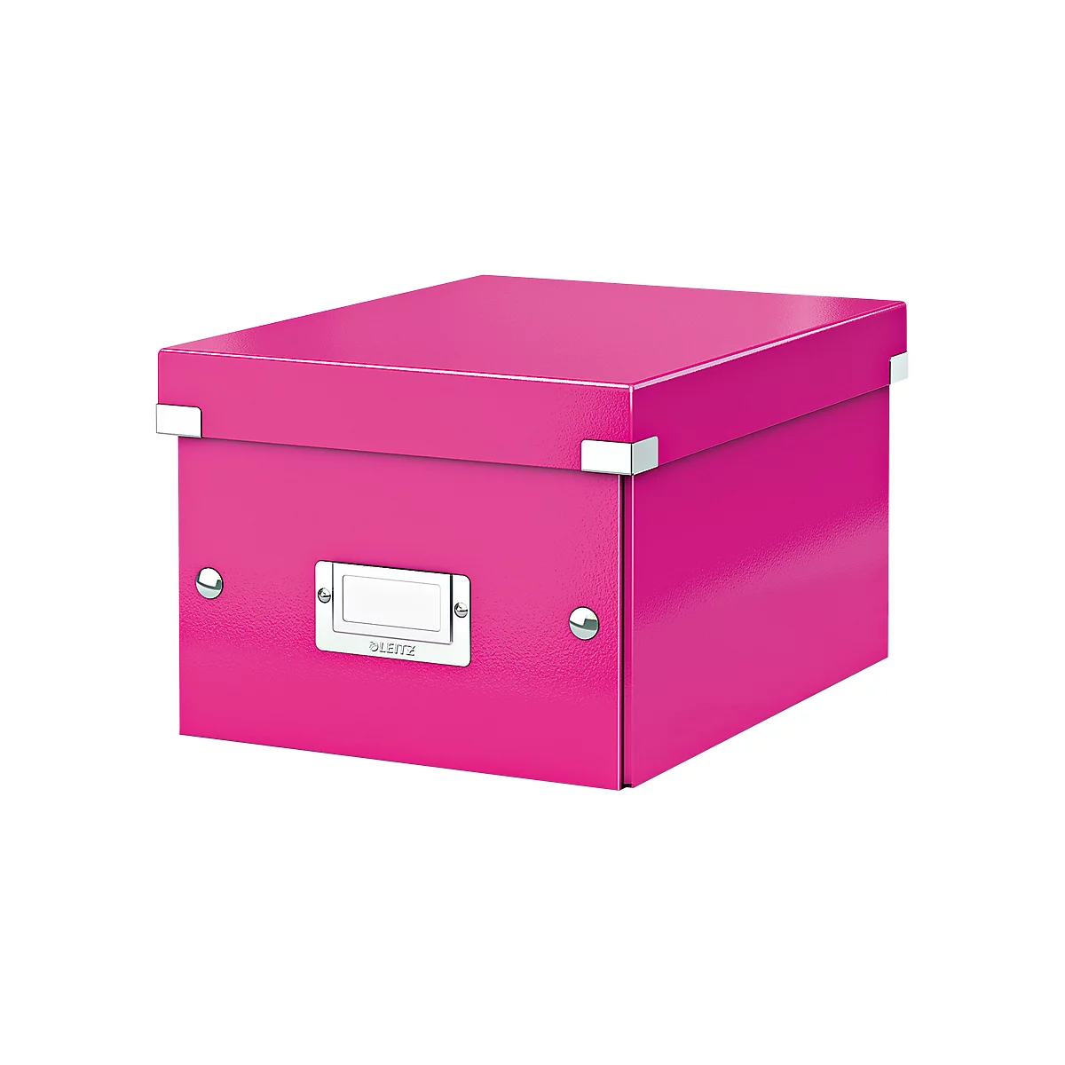 Boîte de rangement Click + Store Leitz®, en carton, pour format A5, rose