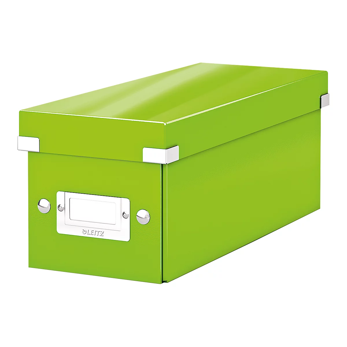 Boîte de rangement Click + Store LEITZ®, en carton, type CD, vert