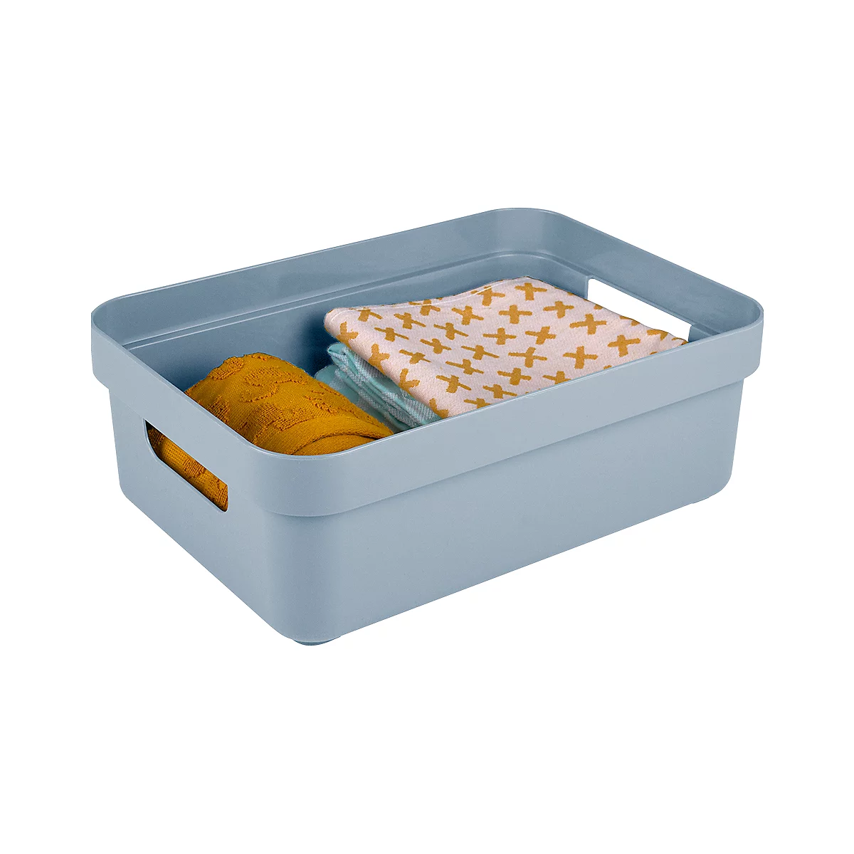 Boîte de rangement Sunware Sigma Home, 9 l, bleu-gris