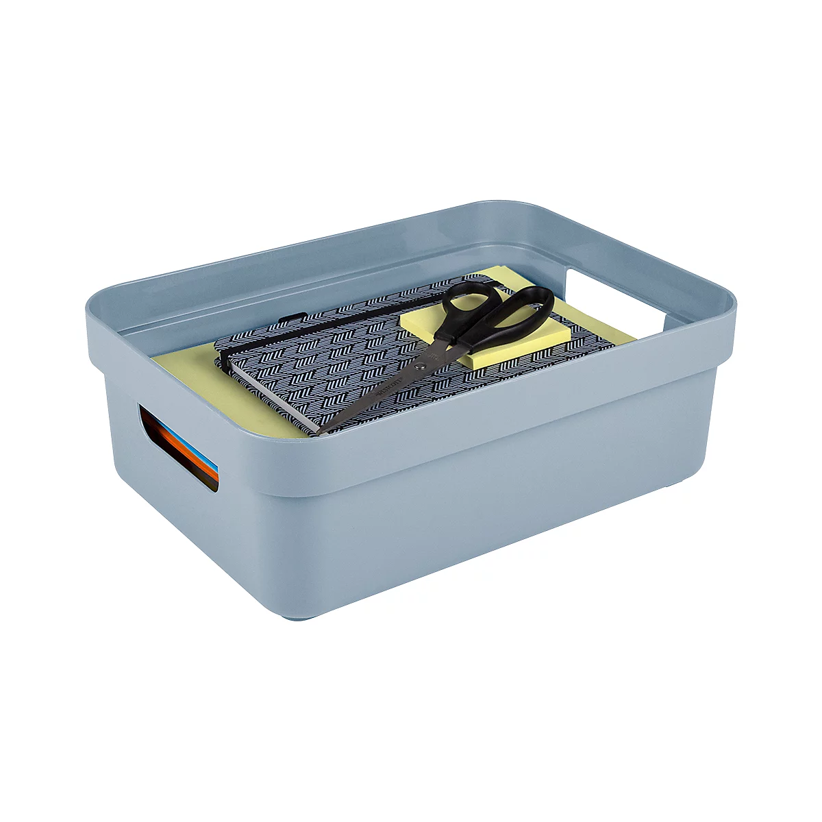 Boîte de rangement Sunware Sigma Home, 9 l, bleu-gris