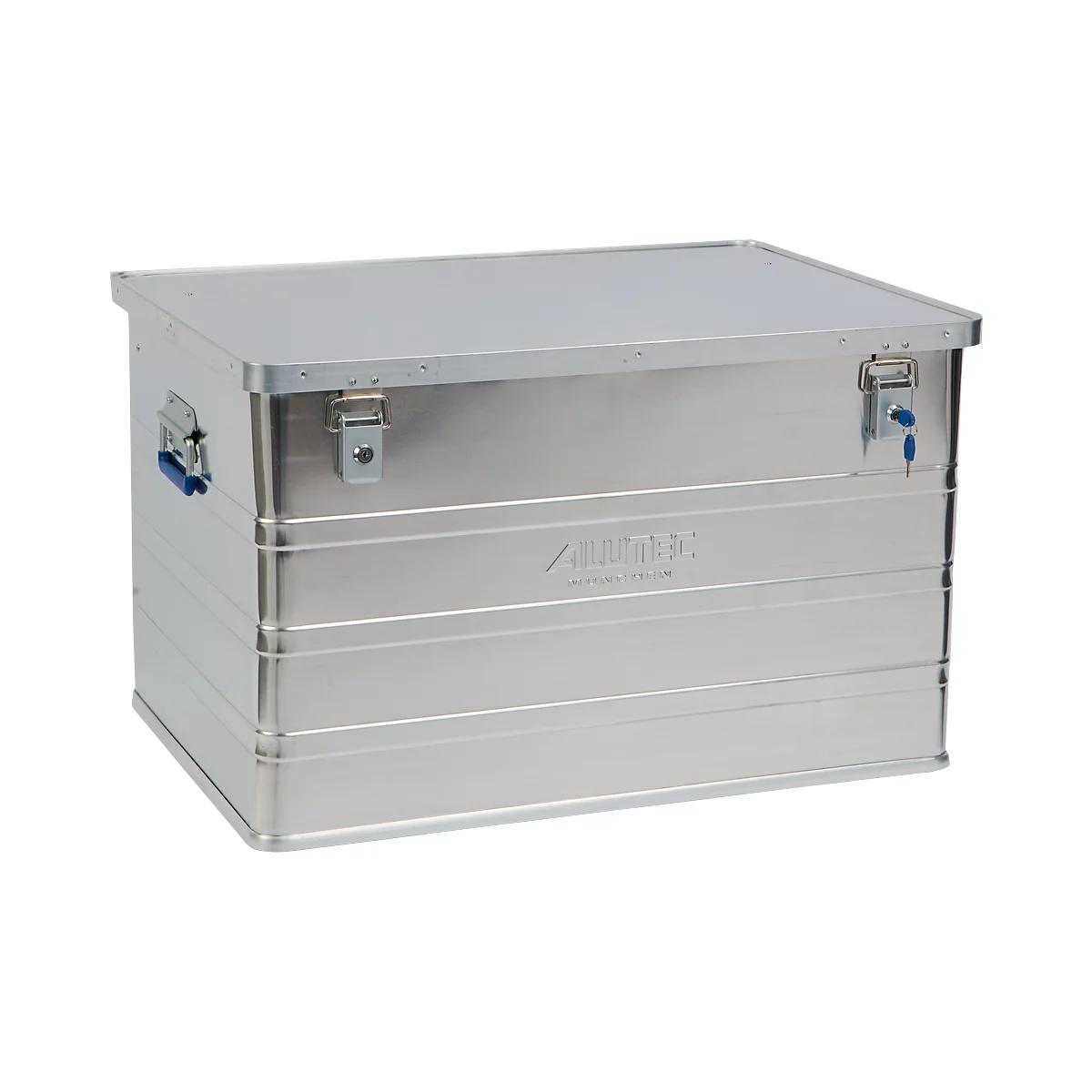 Boîte de transport Alutec CLASSIC 186, aluminium, 186 L, L 785 x l. 565 x H 482 mm, serrures à cylindre