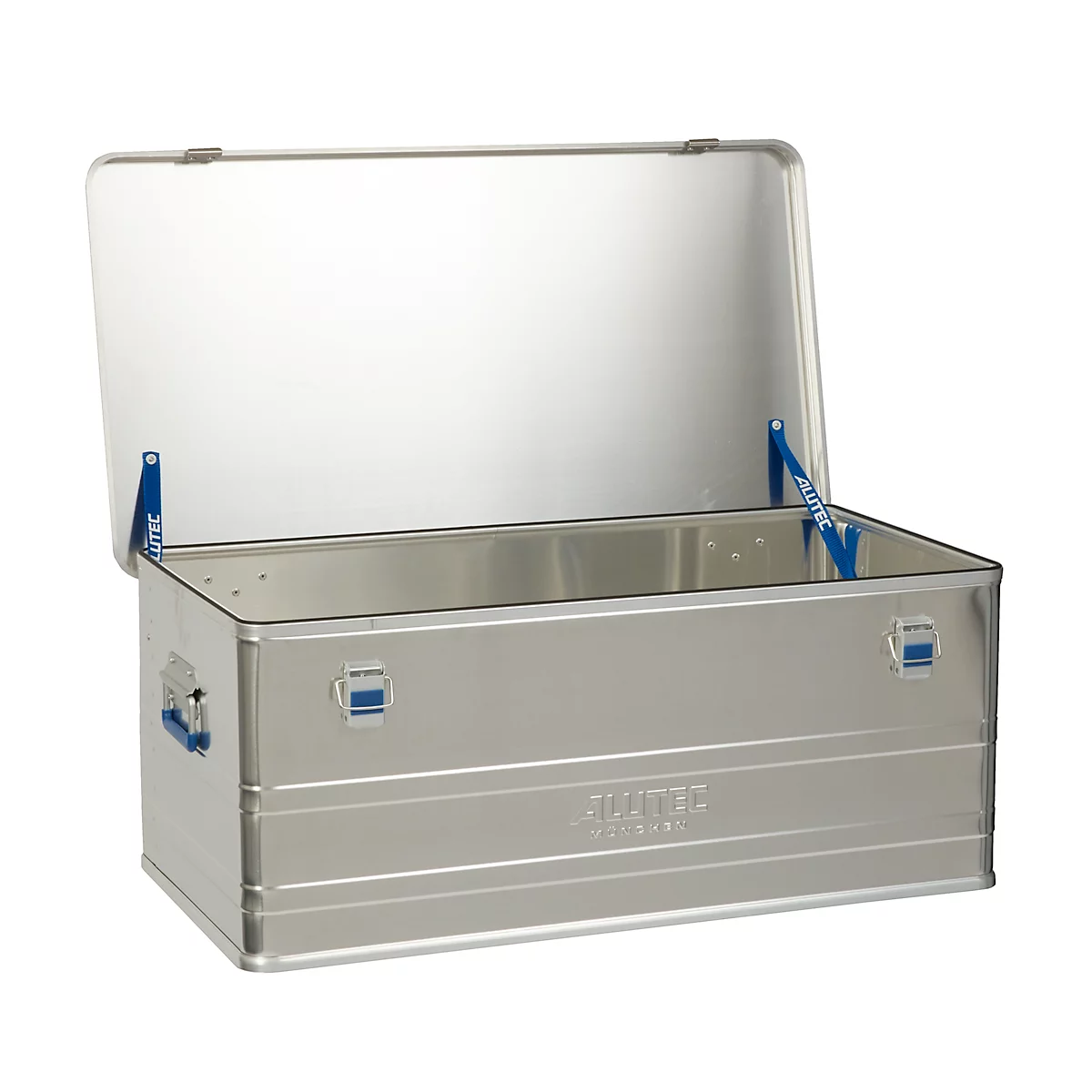 Boîte de transport Alutec COMFORT 140, aluminium, 140 L, L 900 x l. 492 x H 367 mm, couvercle solide