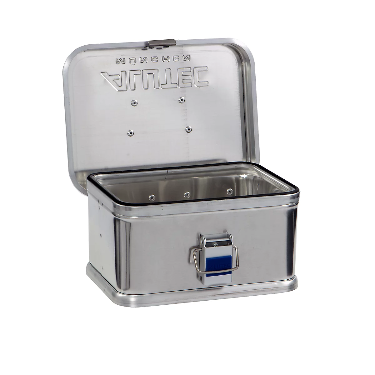 Boîte de transport Alutec COMFORT 6, aluminium, 6 l, L 280 x l 215 x H 150 mm, couvercle robuste