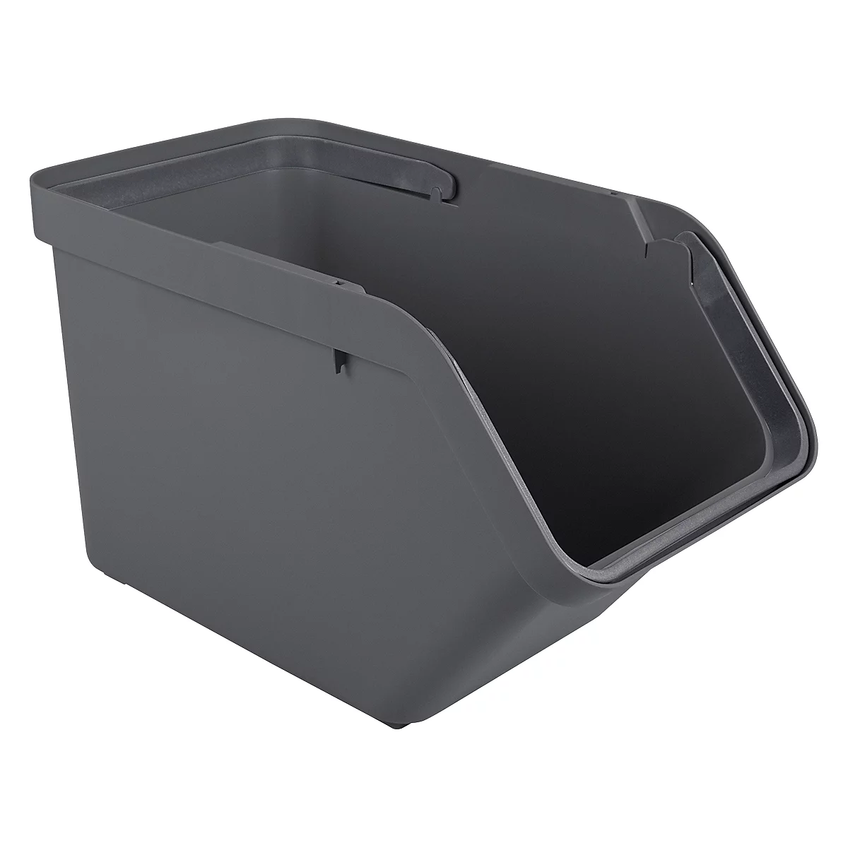 Boîte de transport Sunware® Sigma Home, volume 30 l, poignées rabattables, L 493 x l 270 x H 298 mm, polypropylène recyclé, anthracite