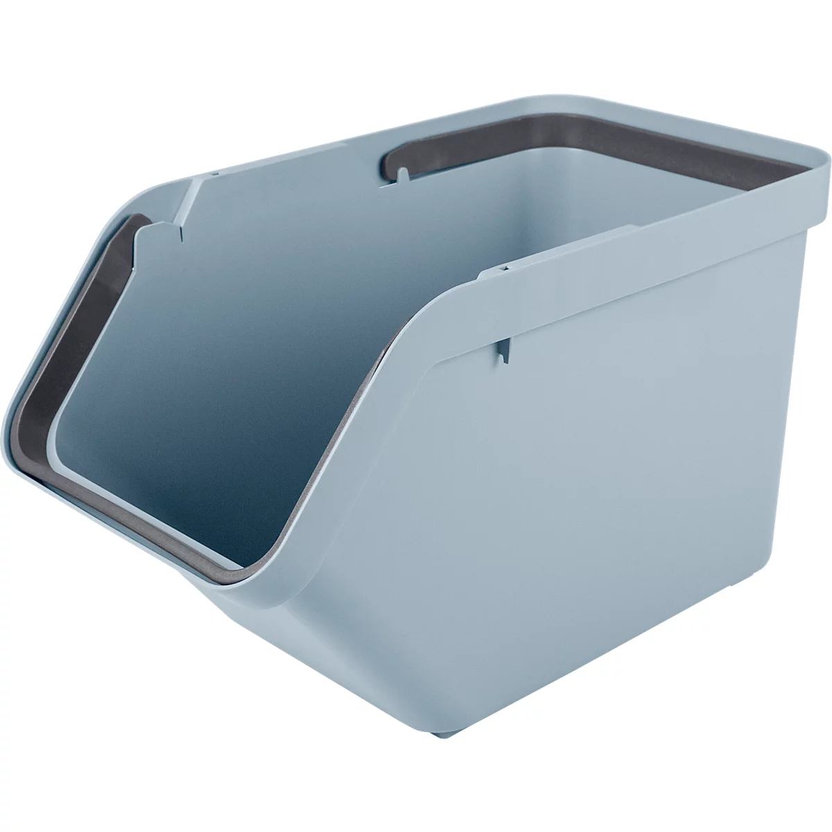Boîte de transport Sunware® Sigma Home, volume 30 l, poignées rabattables, L 493 x l 270 x H 298 mm, polypropylène recyclé, bleu