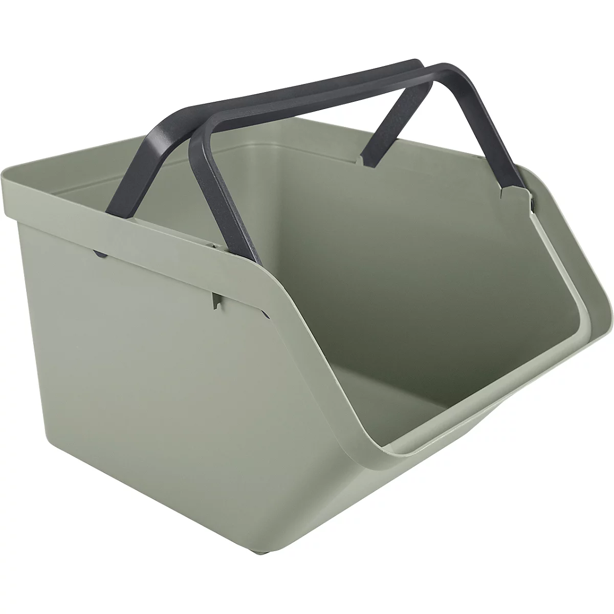 Boîte de transport Sunware® Sigma Home, volume 45 l, poignées rabattables, L 493 x l 388 x H 298 mm, polypropylène recyclé, vert