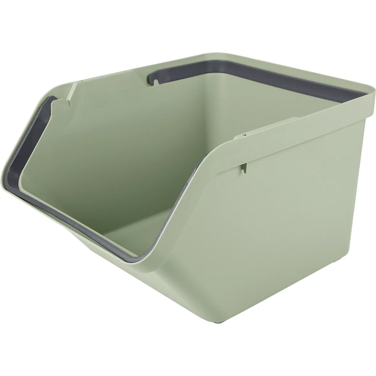 Boîte de transport Sunware® Sigma Home, volume 45 l, poignées rabattables, L 493 x l 388 x H 298 mm, polypropylène recyclé, vert