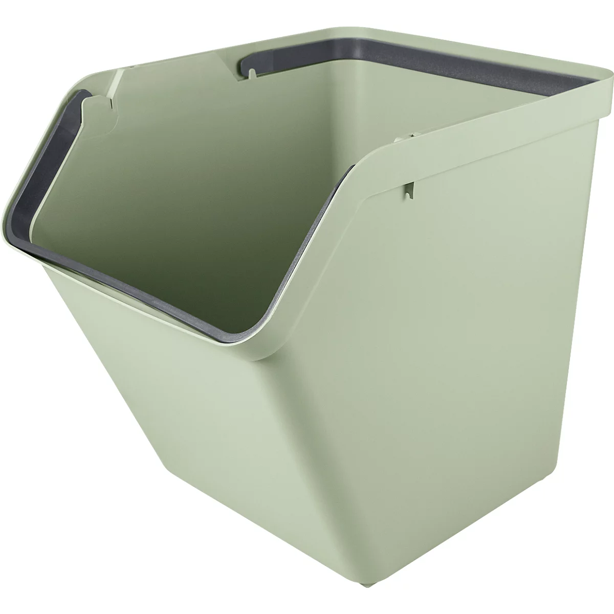Boîte de transport Sunware® Sigma Home, volume 60 l, poignées rabattables, L 493 x l 388 x H 448 mm, polypropylène recyclé, vert