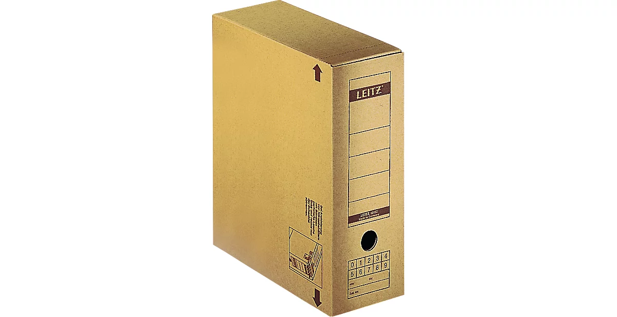 Boîtes archives Premium 6086 LEITZ®, dos de 120 mm, fermeture avec rabat, 10 pièces