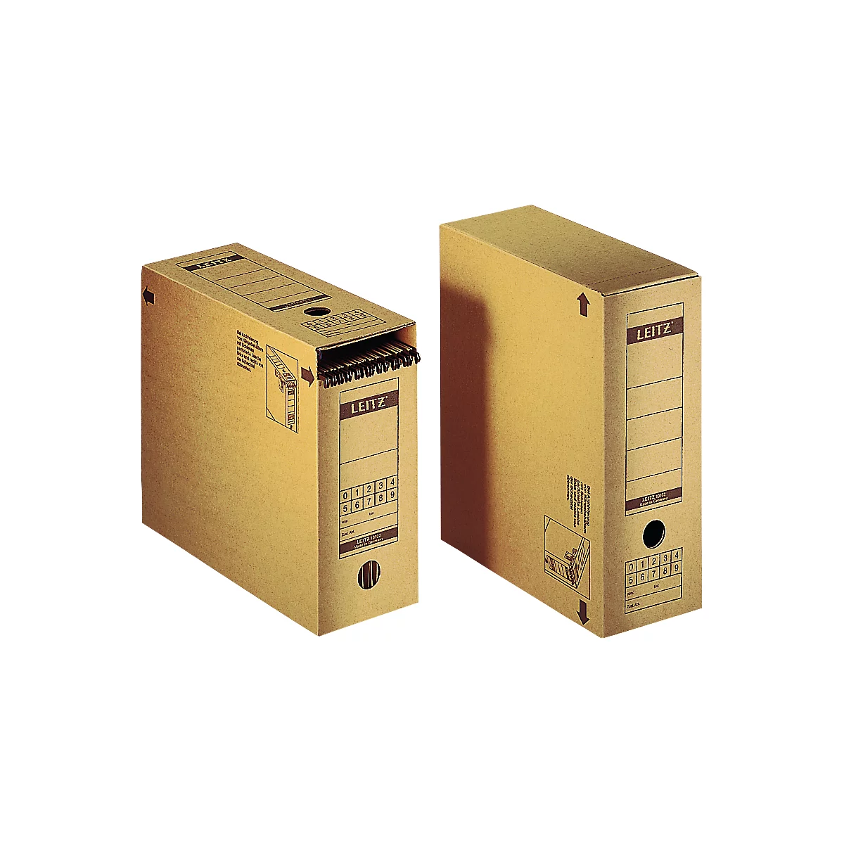 Boîtes archives Premium- en carton recyclé - dos 120 mm - 10 pièces