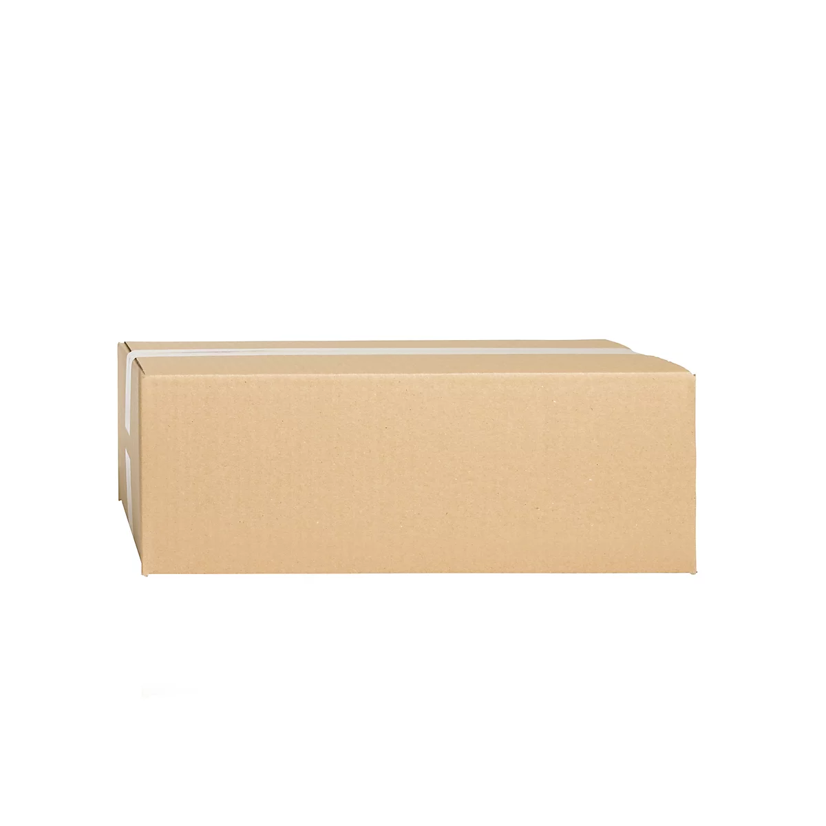 Boîtes pliantes en carton ondulé, 1 cannelure, 350 x 250 x 100 mm, brun