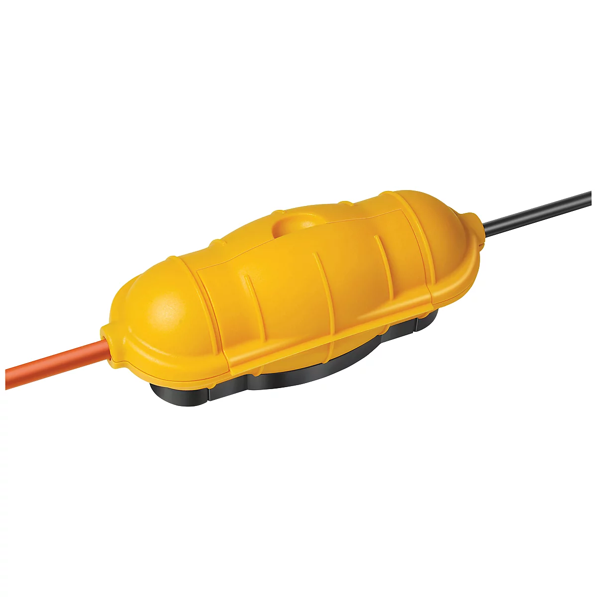 Boîtier de sécurité pour câbles, jaune, indice de protection IP44, extra grand pour usage intérieur et extérieur