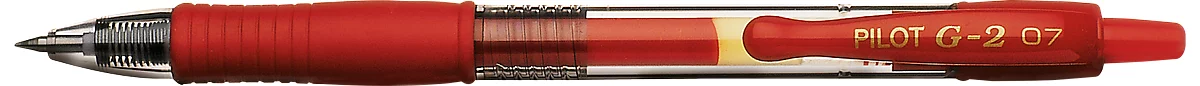 Bolígrafos de gel G-2, rojo, 12 unidades