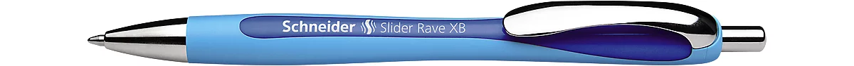 Bolígrafos Slider Rave, azul, 5 piezas