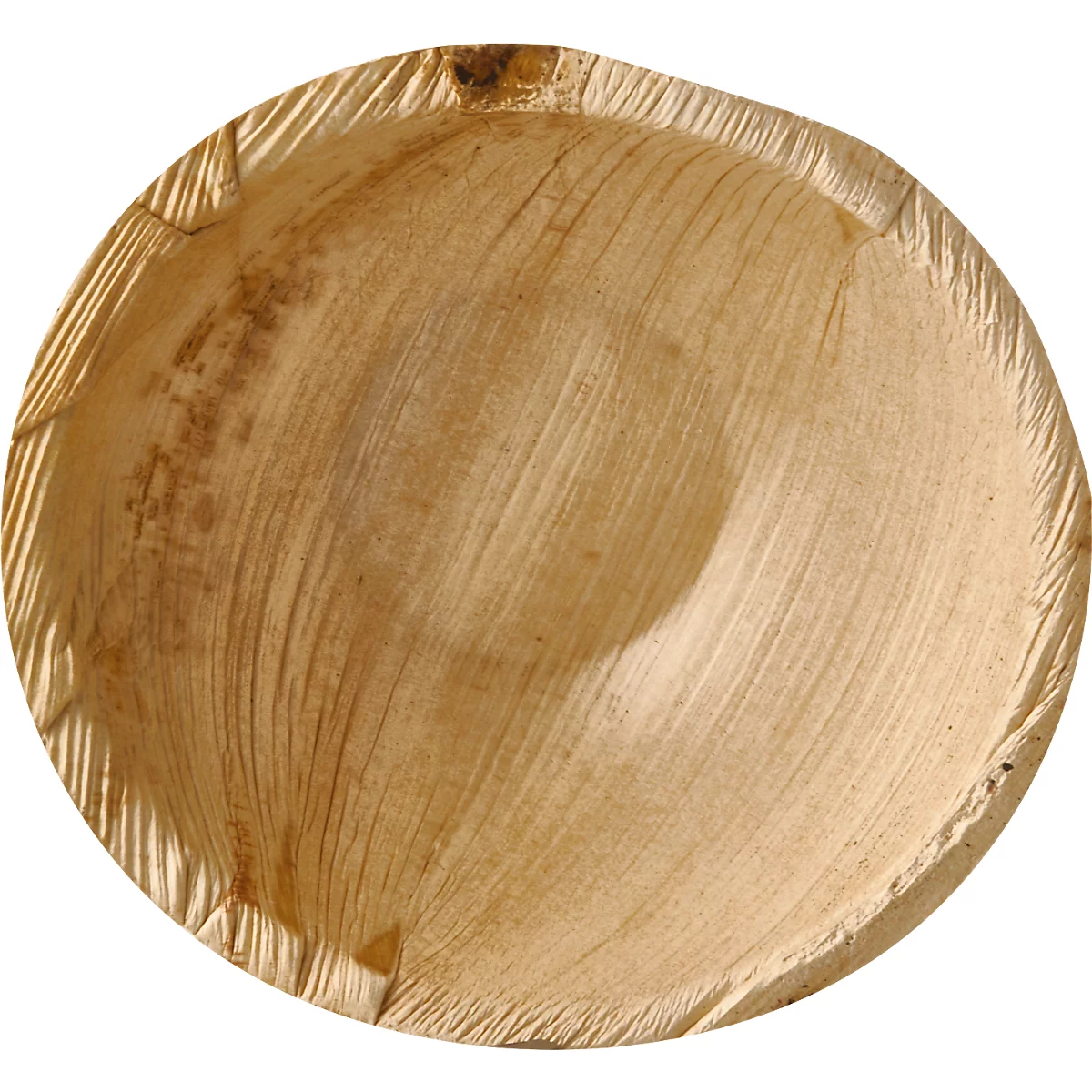 Bols jetables Papstar pure, ø 150 mm, 425 ml, 25 pièces, compostables, résistants à la chaleur, aspect individuel, en feuille de palmier