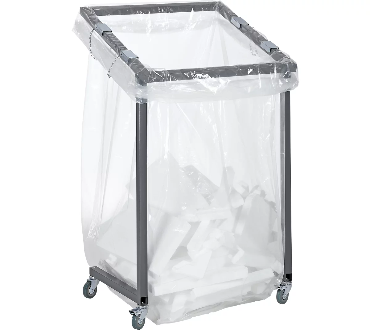 Bolsa de material reciclable para recolectores de material reciclable de gran volumen
