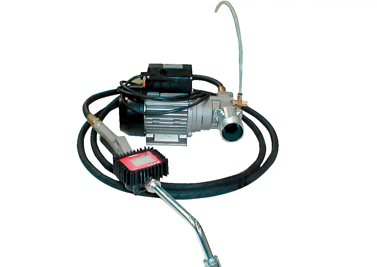 Bomba eléctrica CEMO Viscomat 200/2 K400, 230V, 9 l/min, autoaspirante, para lubricantes, boquilla, contador de litros K400