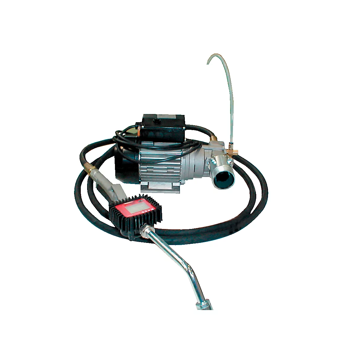 Bomba eléctrica CEMO Viscomat 200/2 K400, 230V, 9 l/min, autoaspirante, para lubricantes, boquilla, contador de litros K400