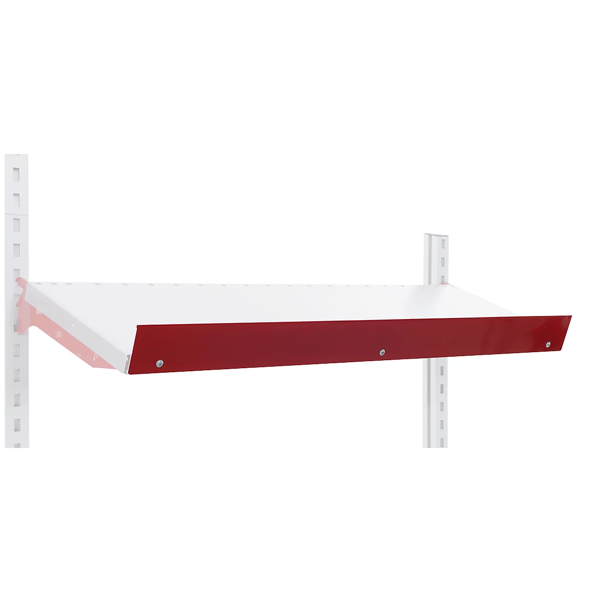 Borde de tope Hüdig+Rocholz System Flex, para estantes, anchura 800 mm