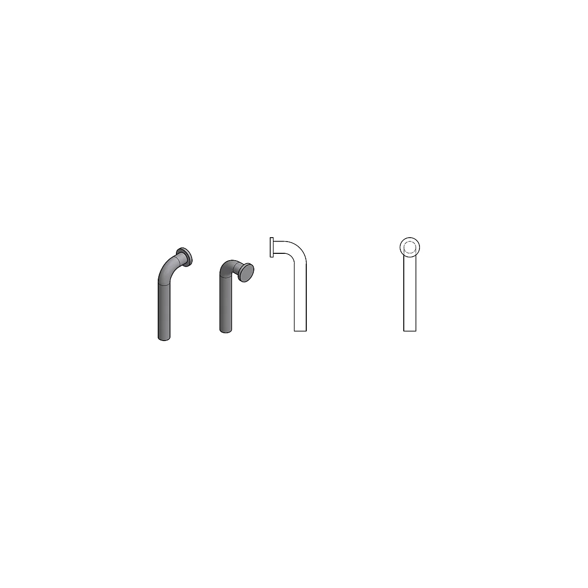 Borgpen voor PR600 palletstelling, ⌀ 8 mm, gegalvaniseerd staal