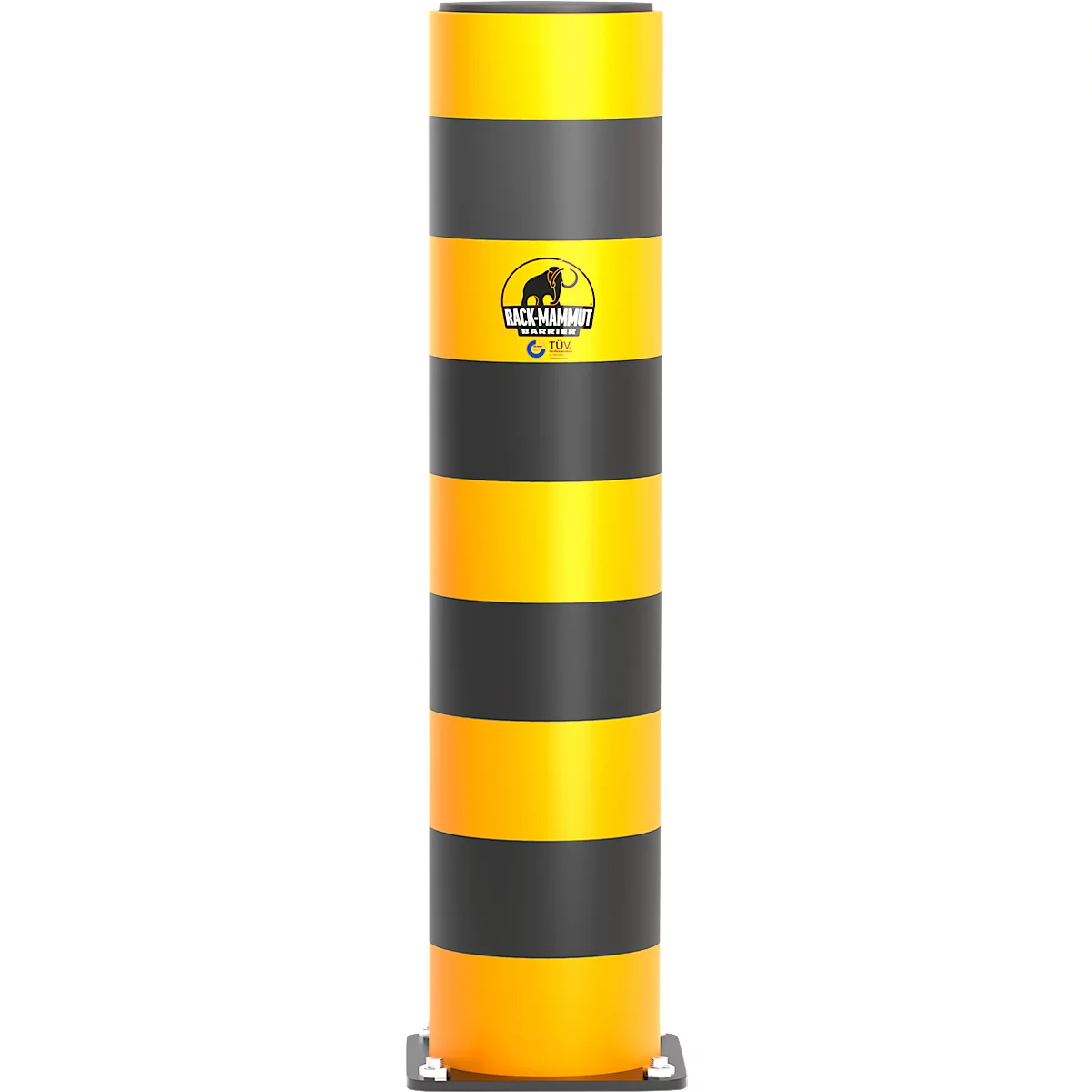 Borne de protection Ampere Rack-Mammut® Strong, plastique, Ø 200 x H 900 mm, jaune trafic