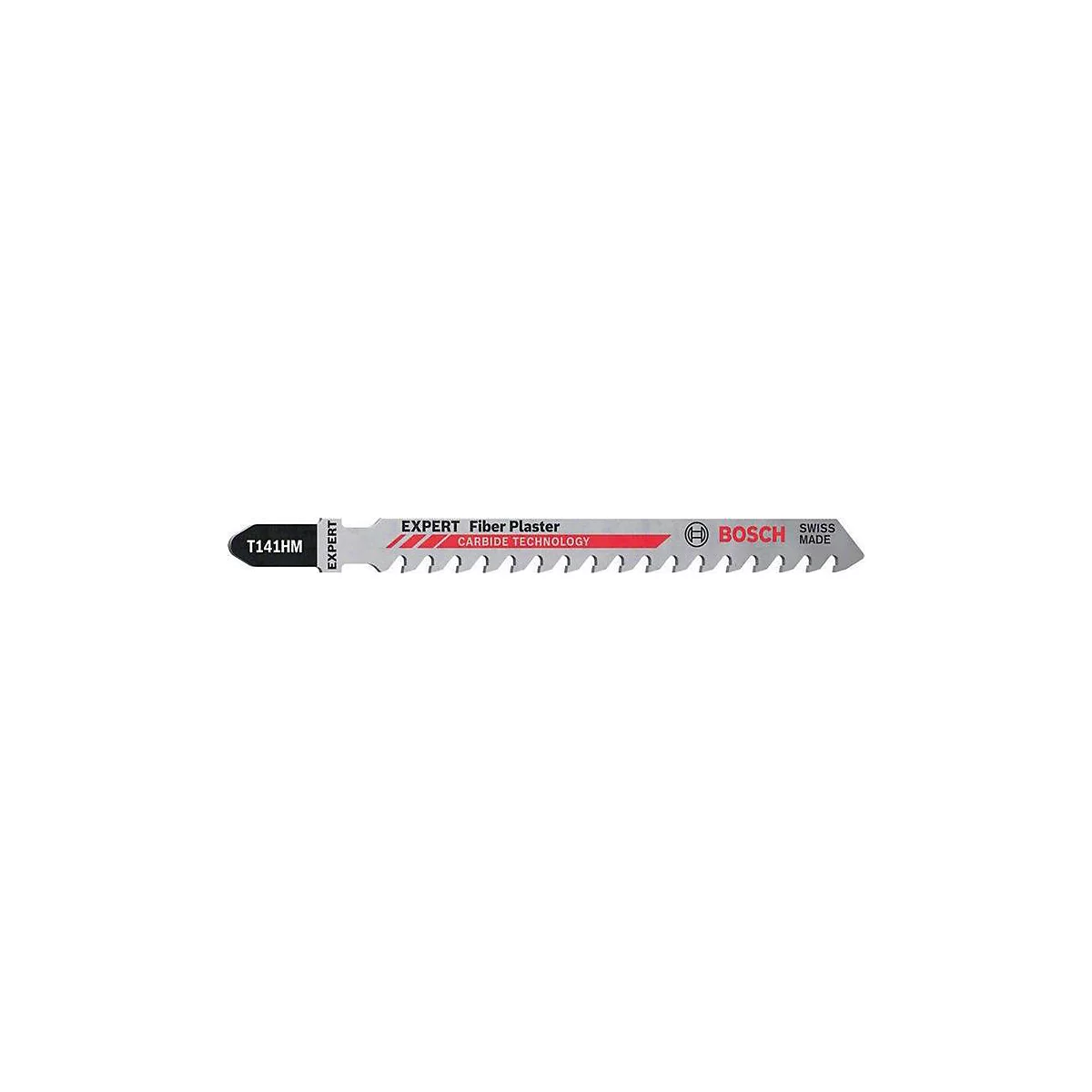 BOSCH decoupeerzaagblad T 141 TCT, voor vezelcementplaten/droogbouw, L 100 mm, hardmetaaltechnologie, tandsteek 4,3 mm