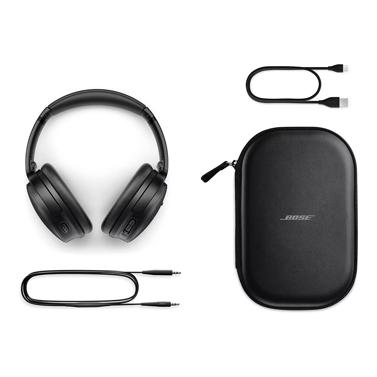 Bose QuietComfort - Kopfhörer mit Mikrofon - ohrumschließend - Bluetooth - kabellos, kabelgebunden - aktive Rauschunterdrückung