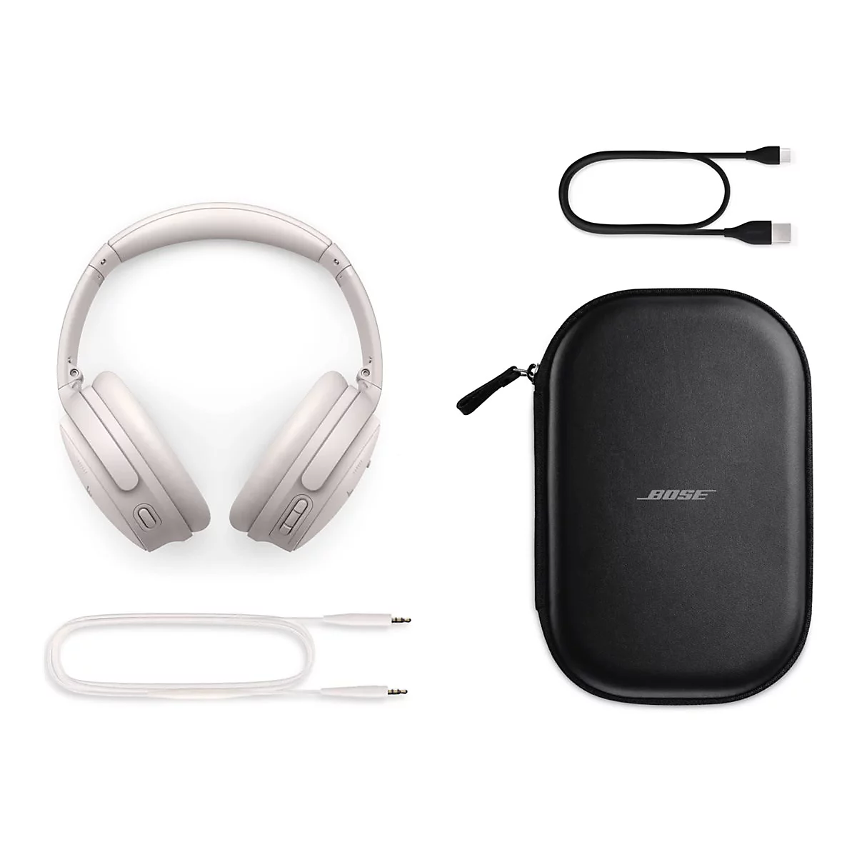 Bose QuietComfort - Kopfhörer mit Mikrofon - ohrumschließend - Bluetooth - kabellos, kabelgebunden - aktive Rauschunterdrückung
