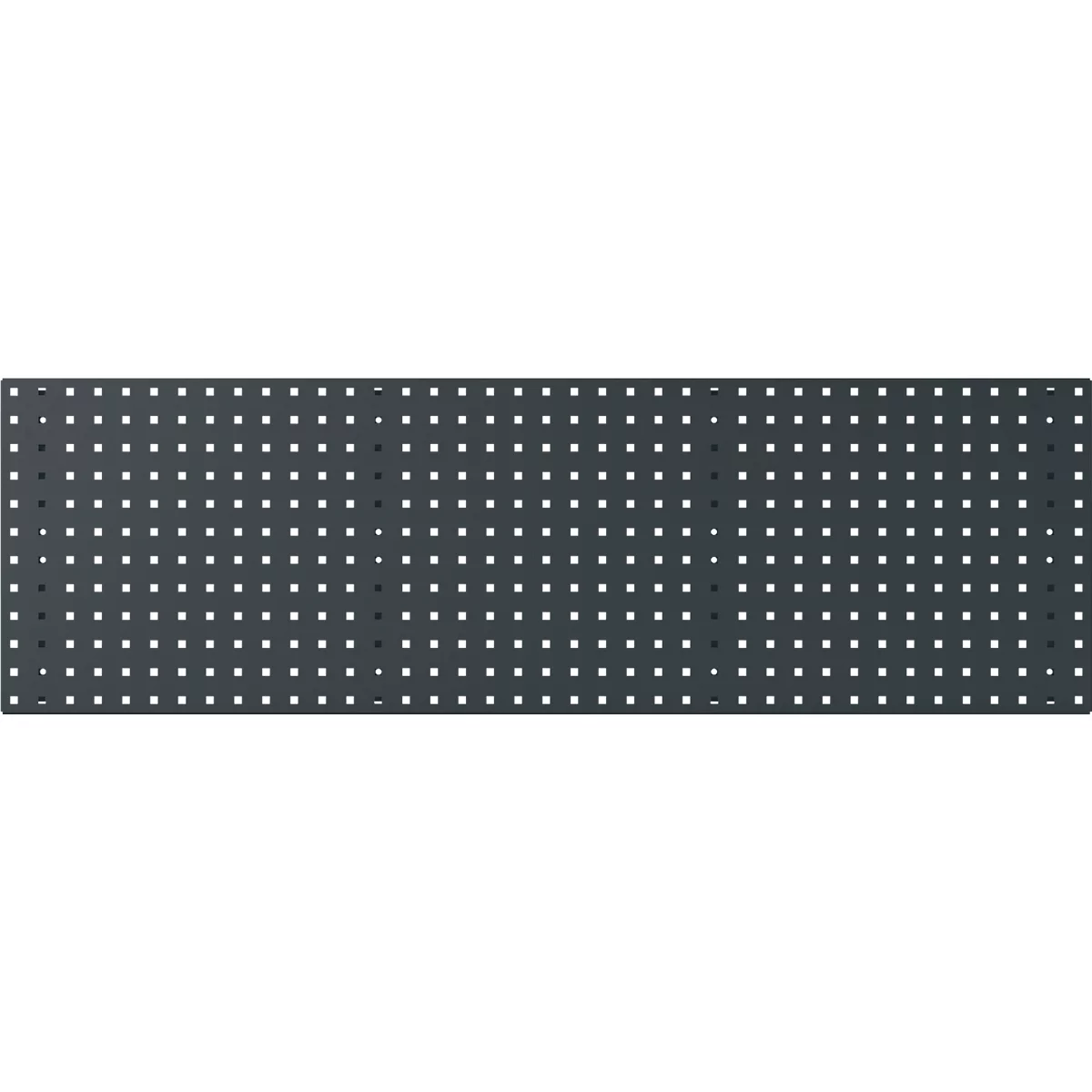 Dunkelgraue Oberfläche mit gleichmäßig verteilten weißen Punkten.