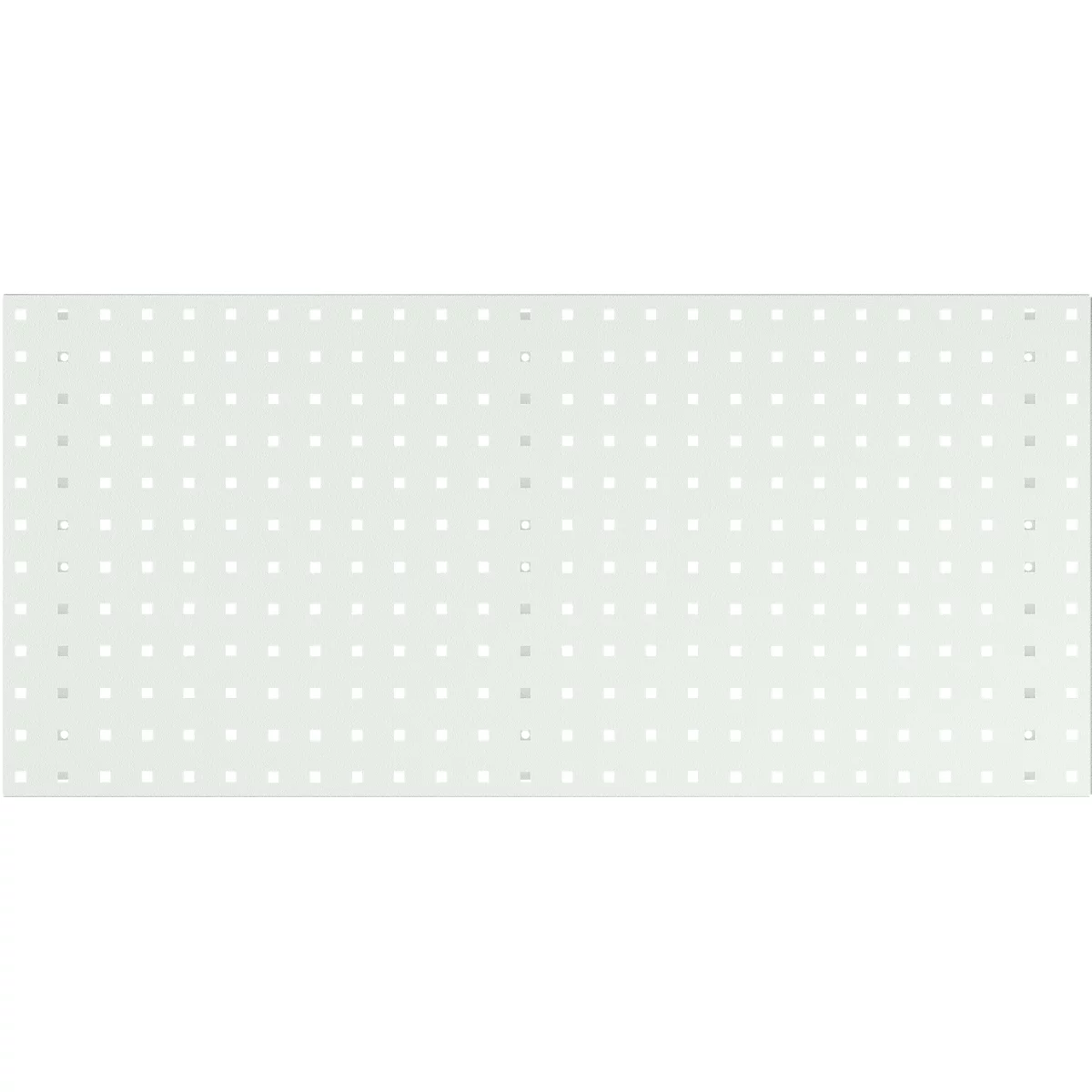 Hellgraue Platte mit regelmäßig angeordneten weißen Punkten.