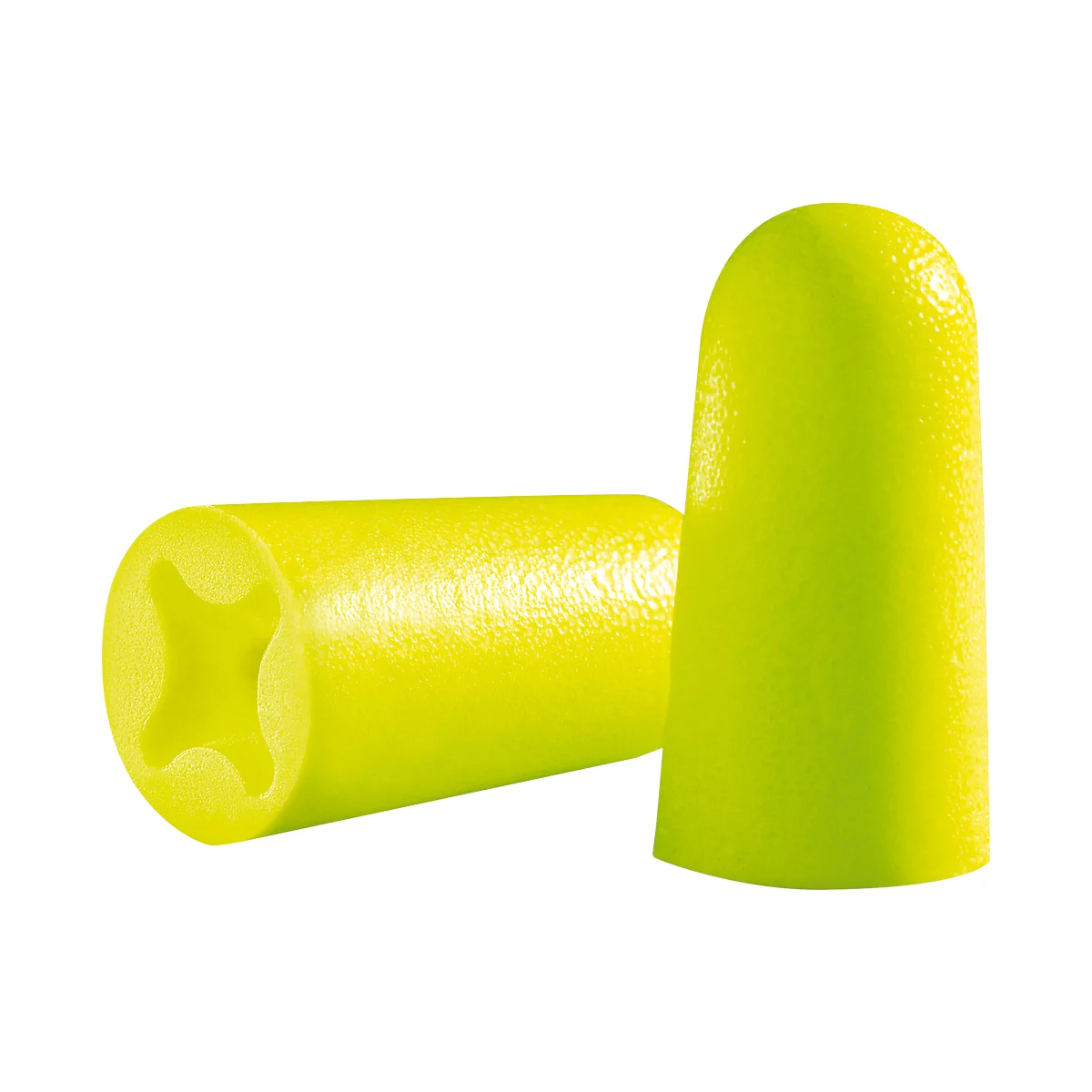 Bouchons d'oreilles jetables x-fit Uvex, mousse plastique PU, taille M, SNR 37 dB, EN 352-2, citron vert, 200 paires