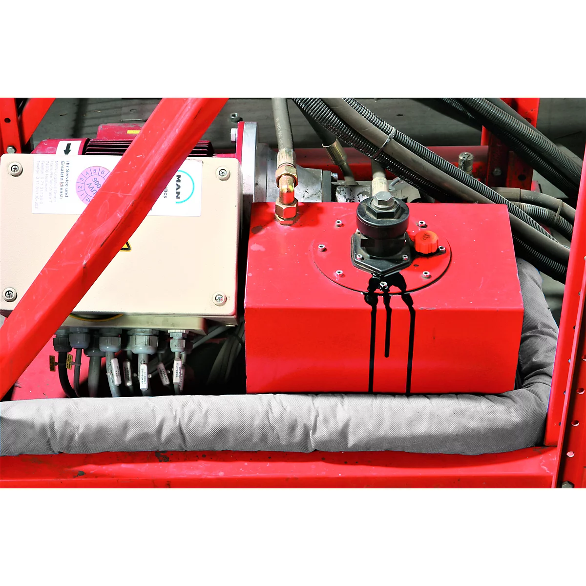 Boudins d'absorption avec remplissage de fibres polypropylène, application universelle, Ø L 75 x L 3000 mm, 125 l, carton de 8 pièces