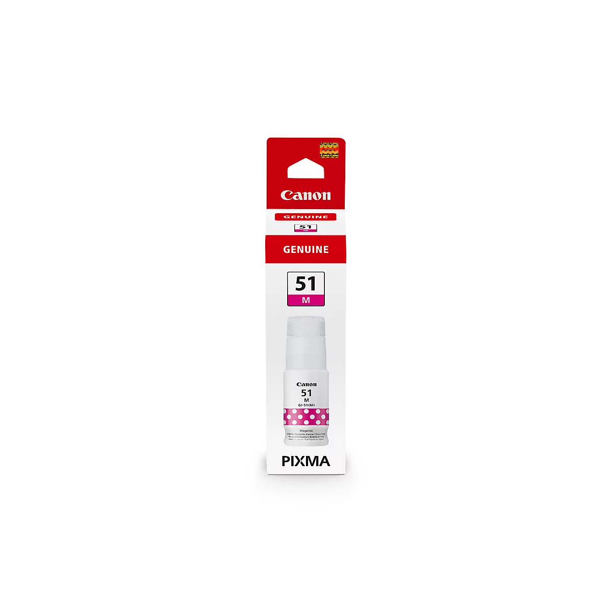 Bouteille d'encre originale Canon GI-51M, pack individuel, magenta