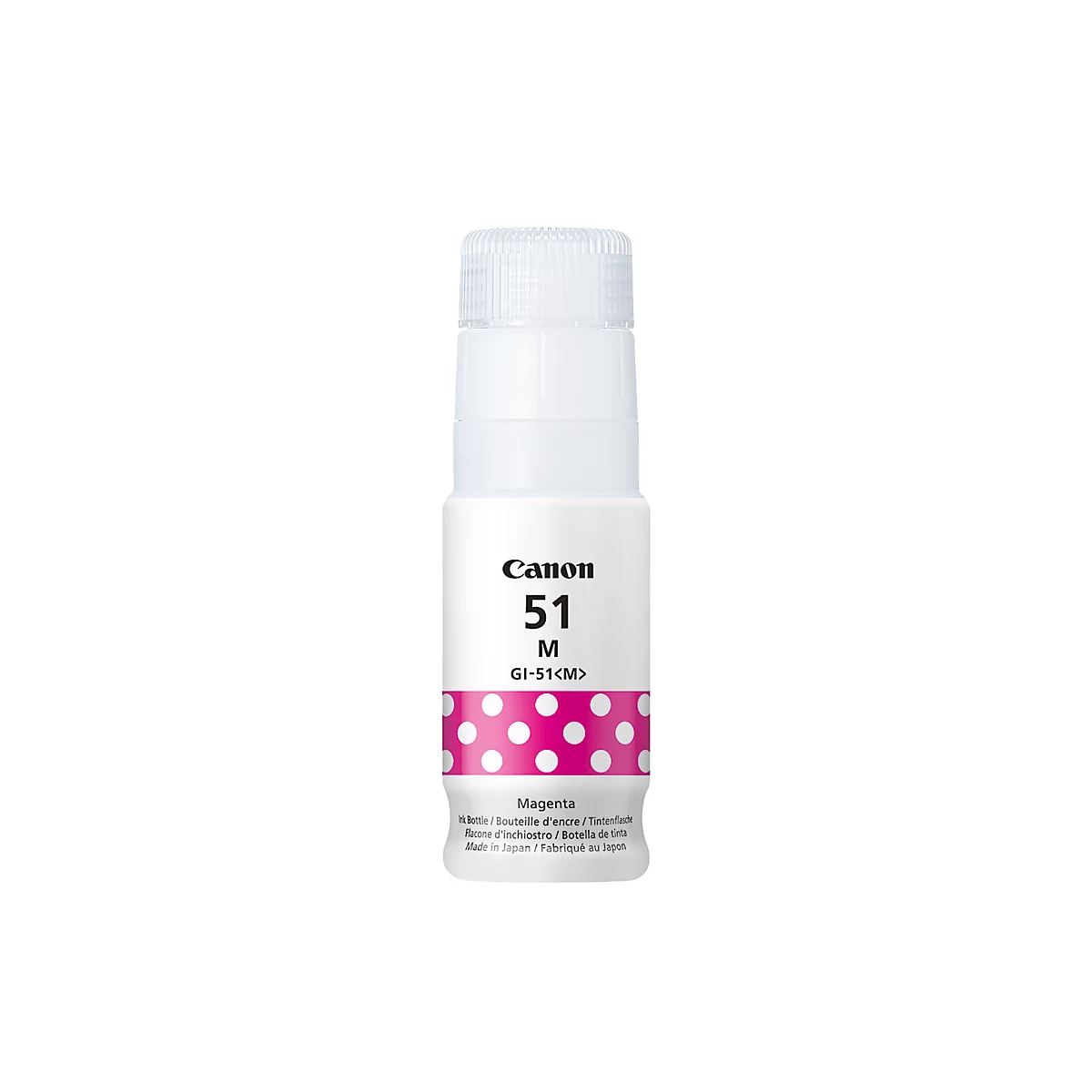 Bouteille d'encre originale Canon GI-51M, pack individuel, magenta