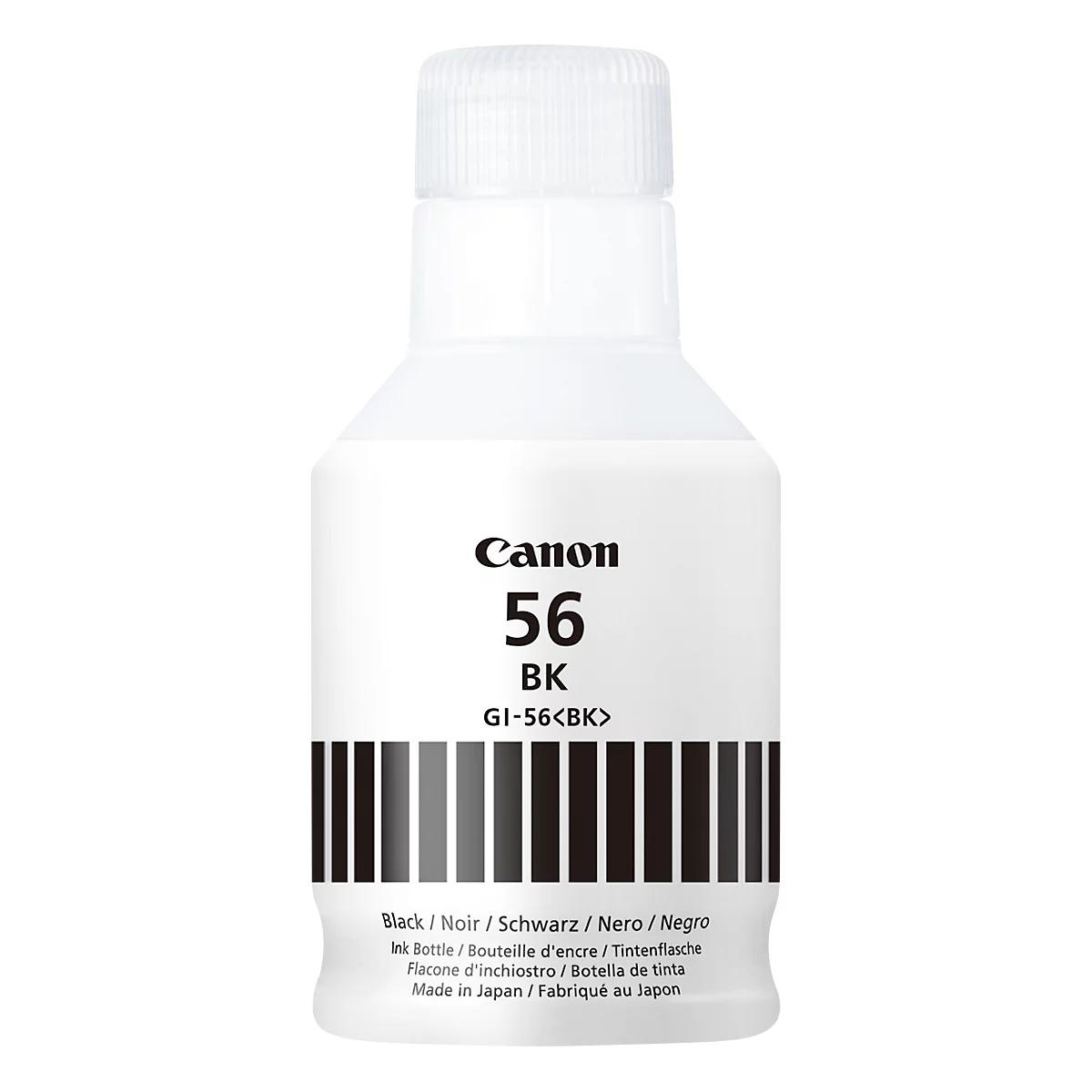 Bouteille d'encre originale Canon GI-56BK, pack individuel, noir