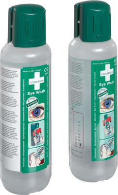 Support Mural Cederroth Pour Lave-yeux 500 Ml - Ouverture Automatique - Vert