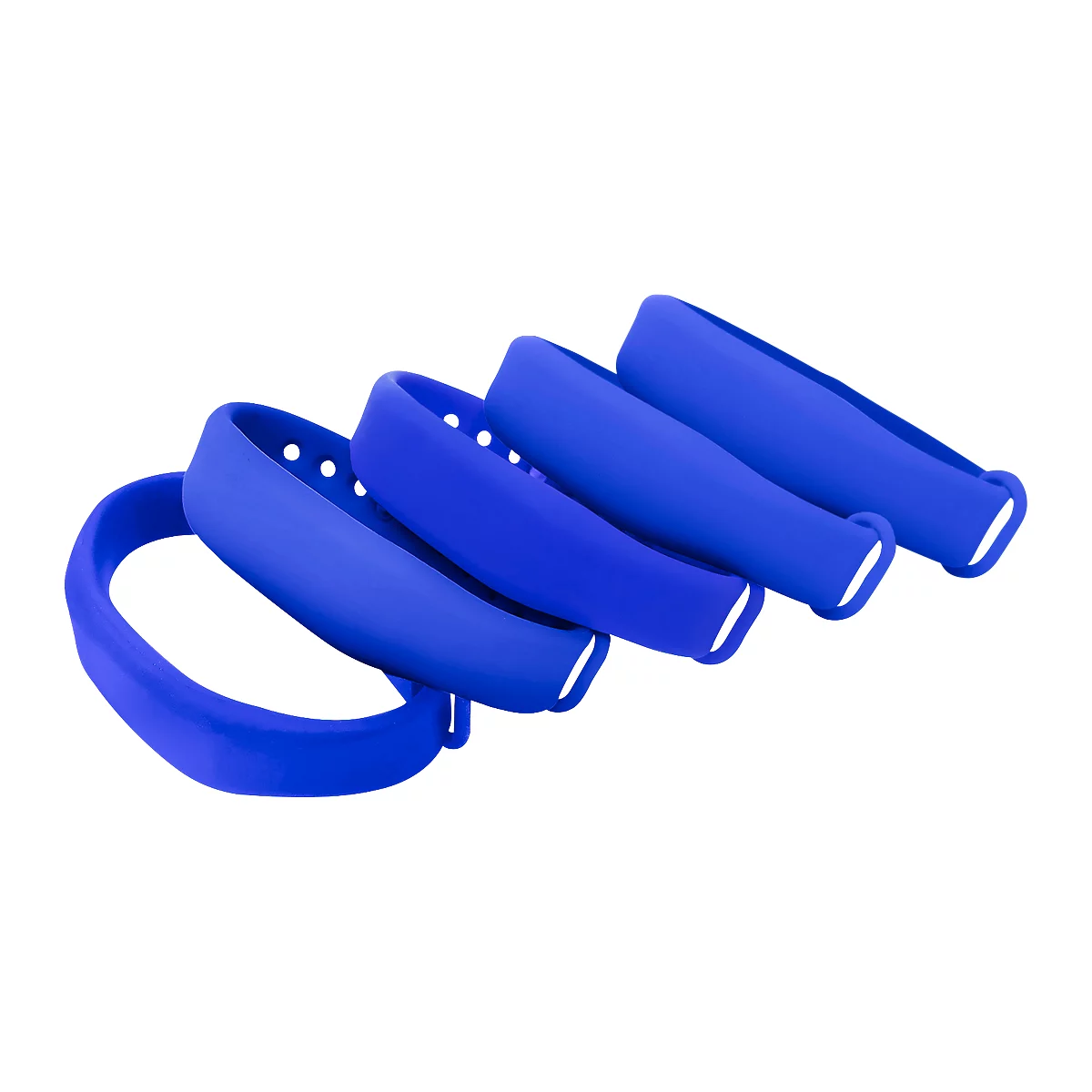 Bracelet RFID, f. Systèmes de verrouillage RFID, Mifare Ultralight (13,56 MHz), bleu, 5 pcs