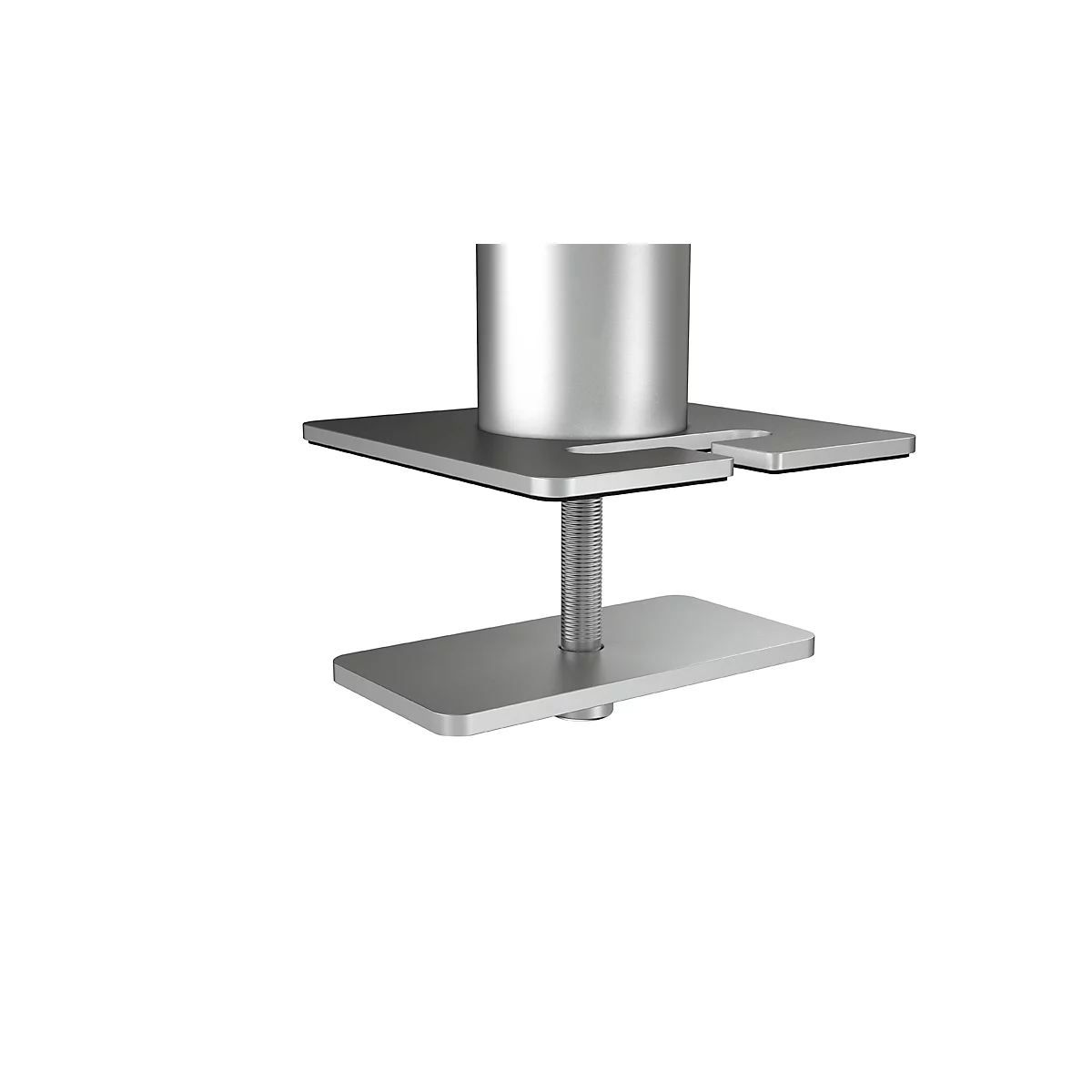 Bras de moniteur Durable, pour 1 écran 21-27", VESA, rotatif et inclinable, réglable en hauteur, avec douille de bureau