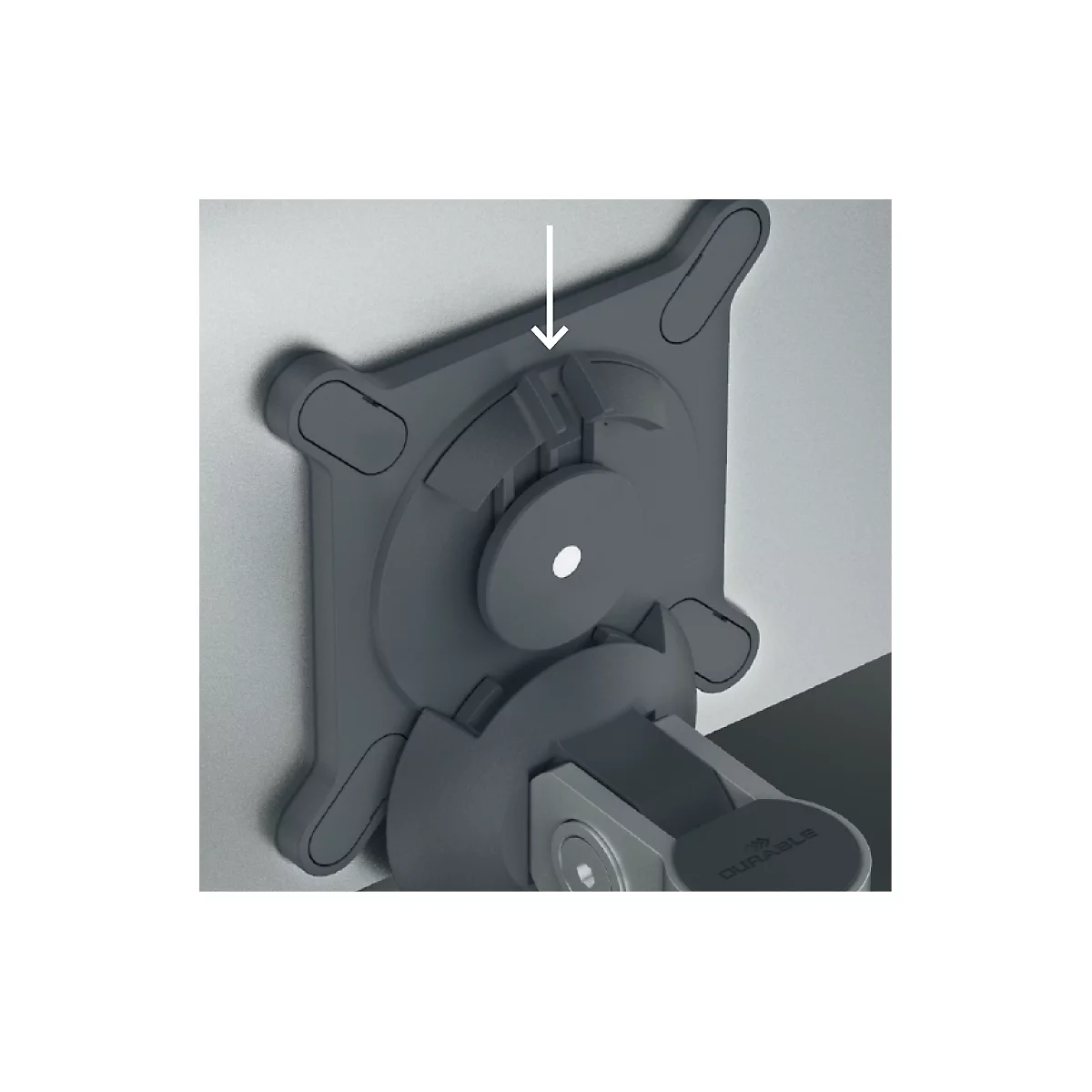 Bras de moniteur durable, pour 1 écran 21-27', VESA, rotatif et inclinable, réglable en hauteur, avec pince de bureau