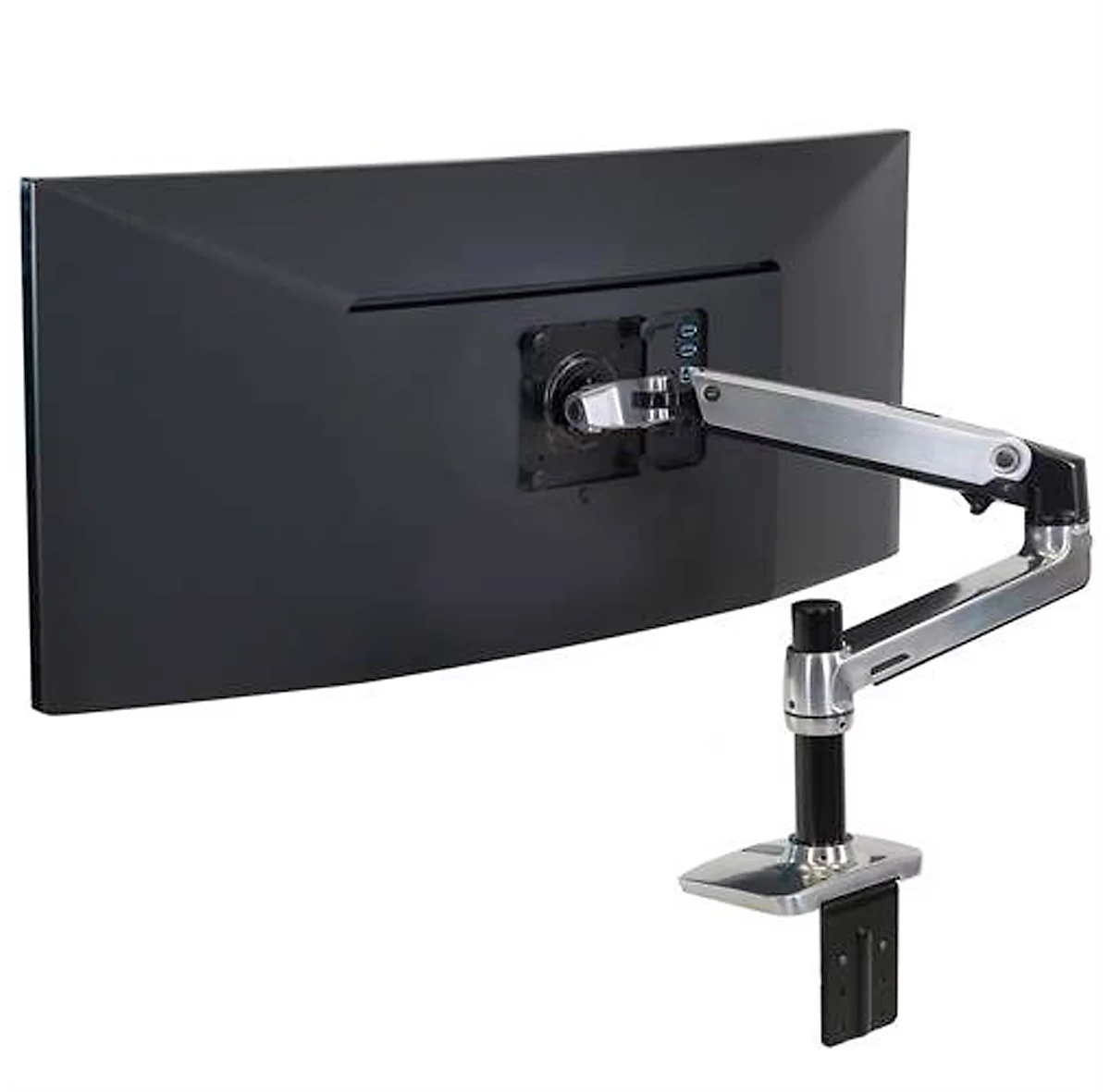 Bras de moniteur ergotron® LX, pour 1 écran jusqu'à 34″ & jusqu'à 11,3 kg, support  de table, réglable en hauteur et en profondeur, inclinable, VESA, noir mat.  acheter à prix avantageux