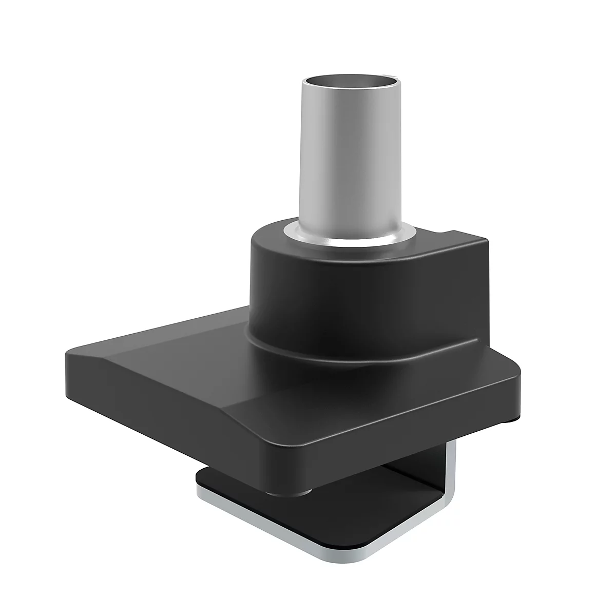 Bras double pour écrans NM-D775DXBLACK NewStar, fixation sur table, jusqu'à 32', inclinable/rotatif/pivotant, avec poignée