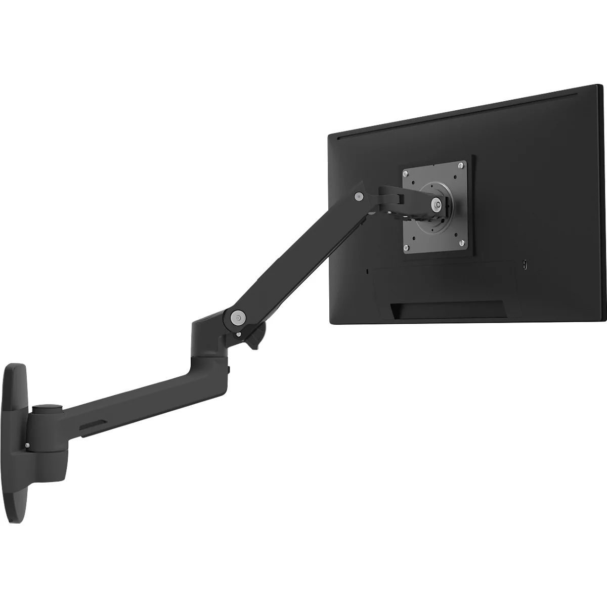 Bras mural pour écran Ergotron LX, jusqu'à 34', jusqu'à 11,3 kg, inclinable et pivotant, VESA, noir