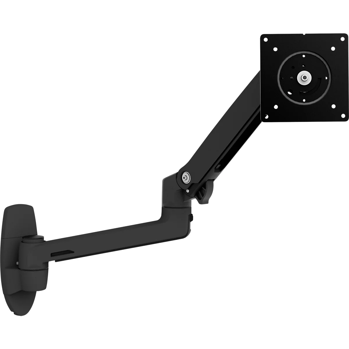 Bras mural pour écran Ergotron LX, jusqu'à 34', jusqu'à 11,3 kg, inclinable et pivotant, VESA, noir