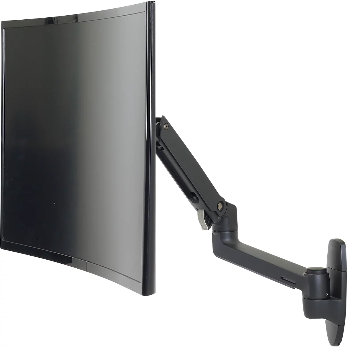 Bras mural pour écran Ergotron LX, jusqu'à 34', jusqu'à 11,3 kg, inclinable et pivotant, VESA, noir