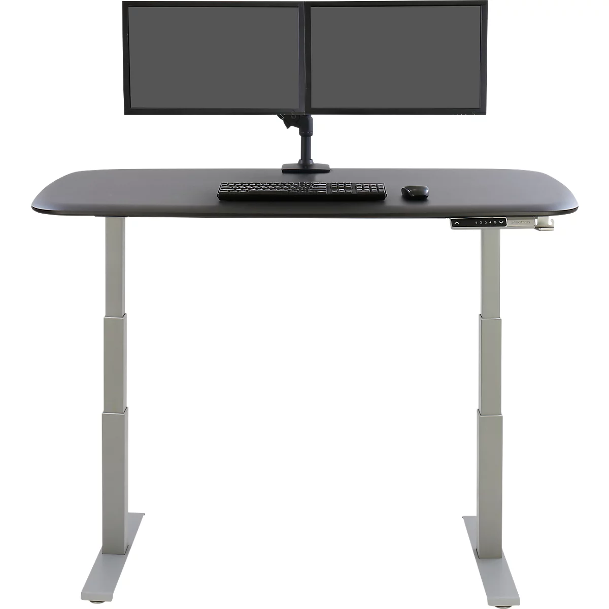 Bras pour écran Ergotron LX Dual Direct 45-489-224, pour 2 écrans jusqu'à 25', jusqu'à 10 kg, pivotant, inclinable &amp; réglable en hauteur, VESA, noir