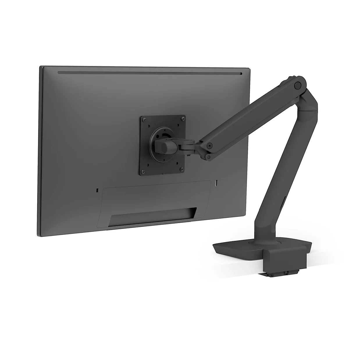 Bras pour écran Ergotron MXV 45-607-224, pour 1 écran jusqu'à 34″ &amp; jusqu'à 9,1 kg, réglable en hauteur/pivotant/inclinable/rotatif, pince de table pour panneaux coulissants, noir