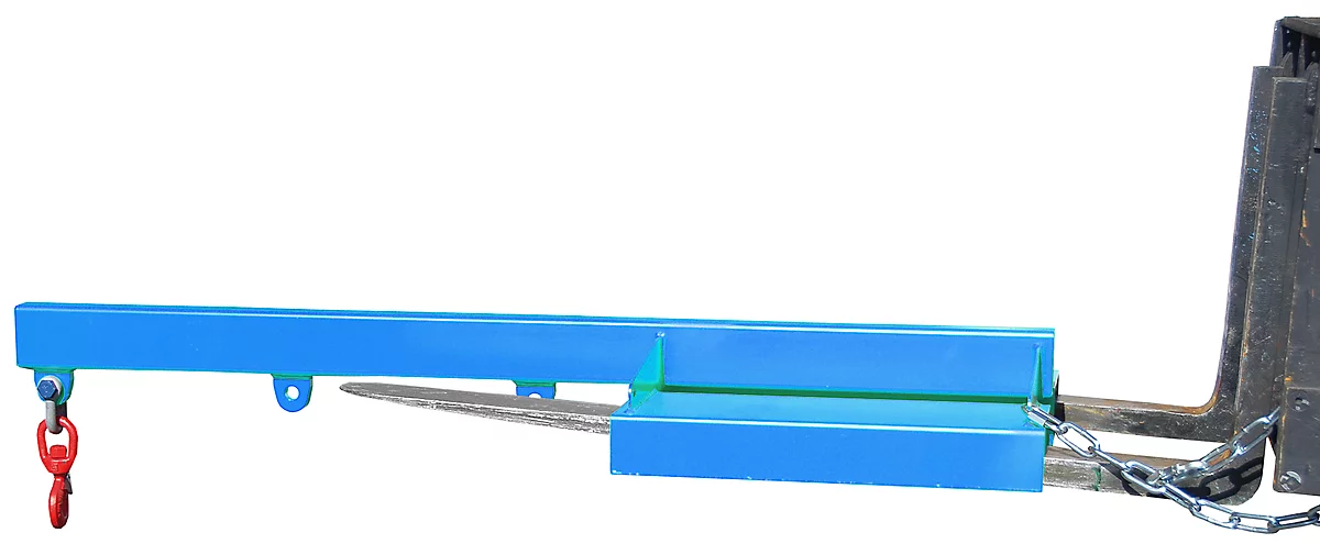 Brazo de carga para elevador de archivo, 1600-1,0, azul RAL 5012