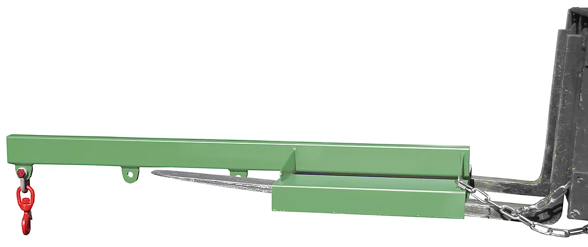 Brazo de carga para elevador de archivo, 1600-1,0, verde RAL 6011