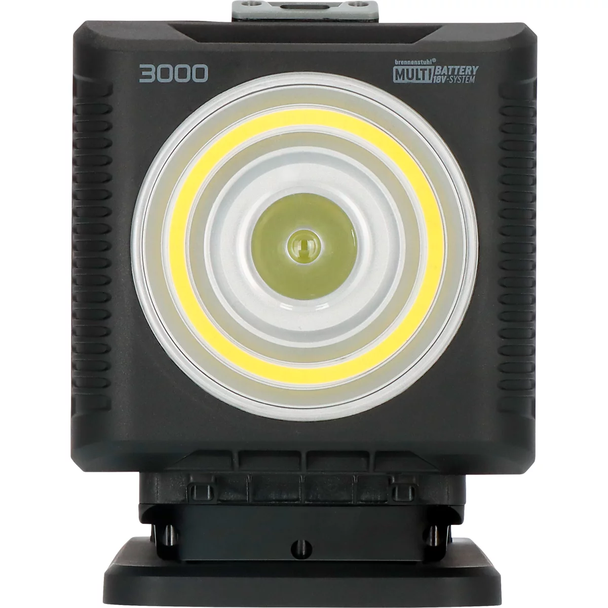 Brennenstuhl 2-in-1 oplaadbare handlamp &amp; werklamp HL 3000, 6500K, ergonomische handgreep, verstelbare magneetvoet, IP54, lichtbereik tot 200 m, zwart